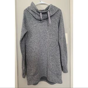 Cowl neck fleece. Size M